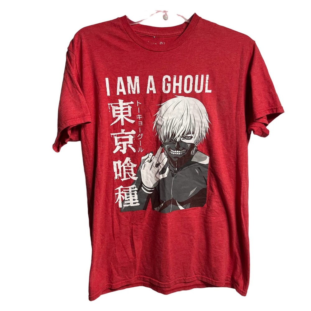 Tokyo Ghoul T-Shirt Mens Large Anime Red Funimation